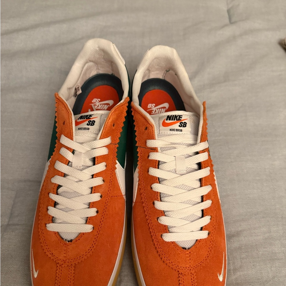 Nike SB Orange and Green Sneakers - BRAND NEW